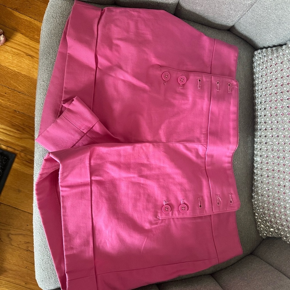 Express Pink Editor Shorts - Picture 1 of 3